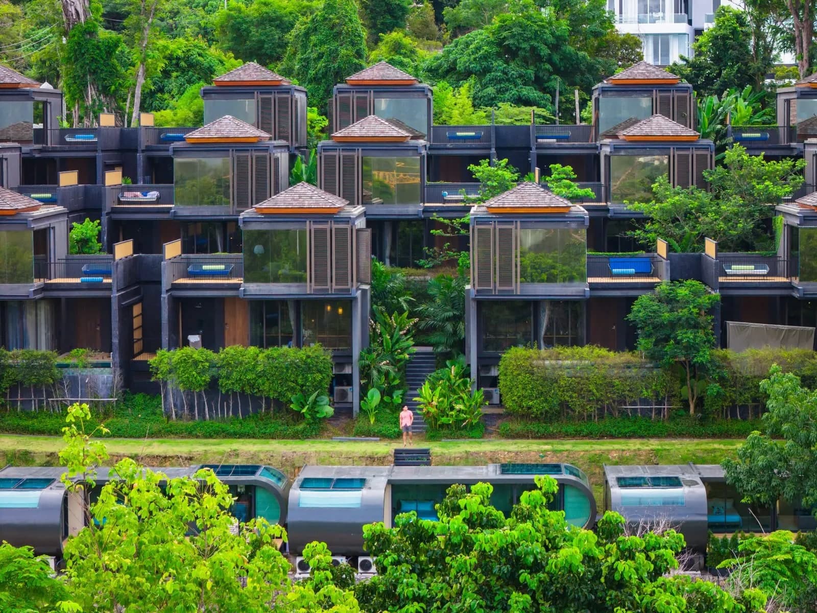 Aerial view of AKRA Collection Layan residences